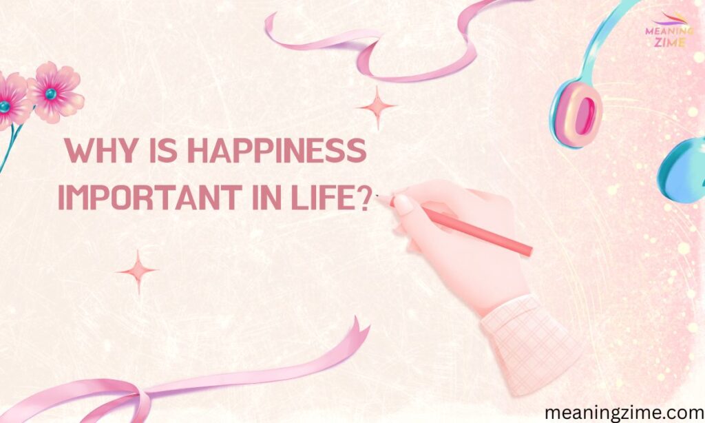 Why Is Happiness Important in Life?