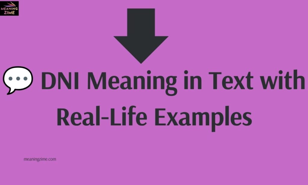 _DNI Meaning in Text with Real-Life Examples