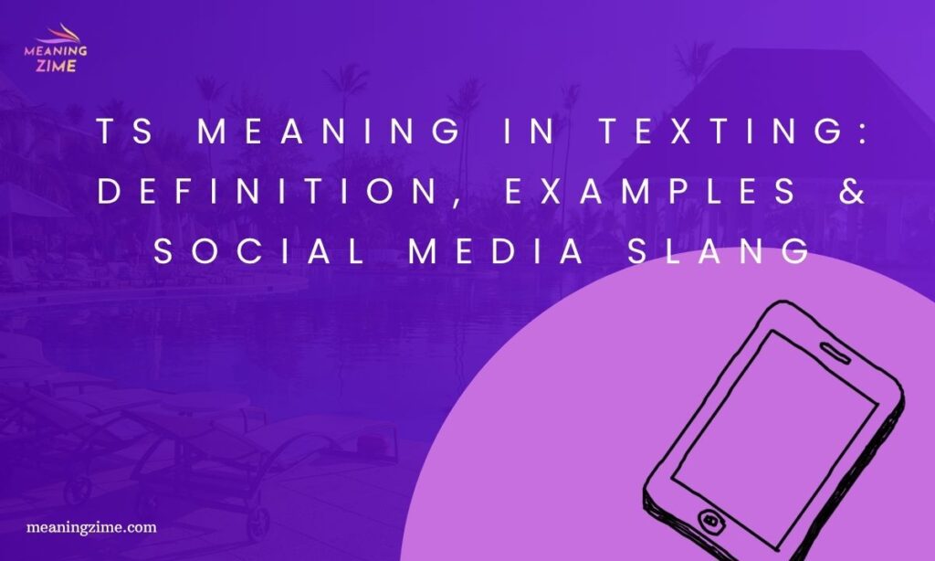 TS Meaning in Texting Definition, Examples & Social Media Slang