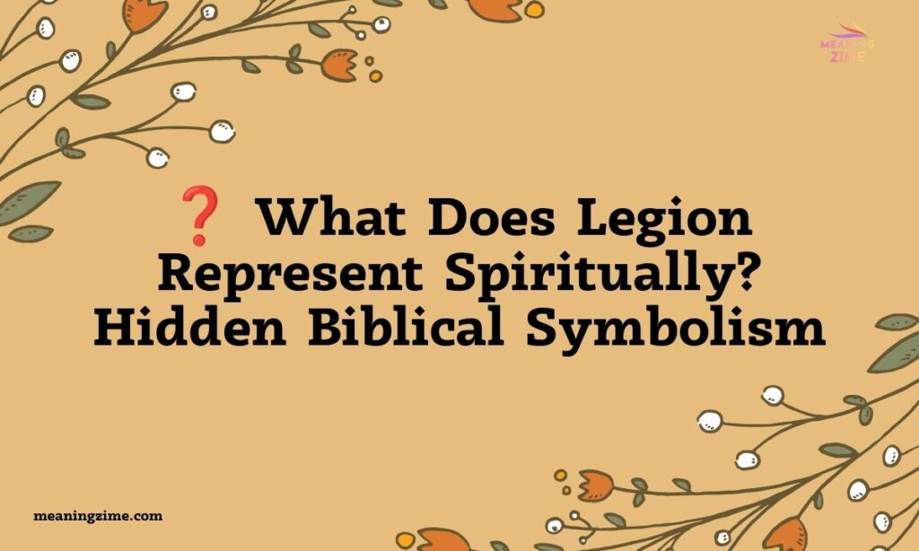 ❓ What Does Legion Represent Spiritually Hidden Biblical Symbolism