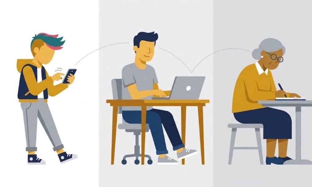 How addy slang usage differs across generations