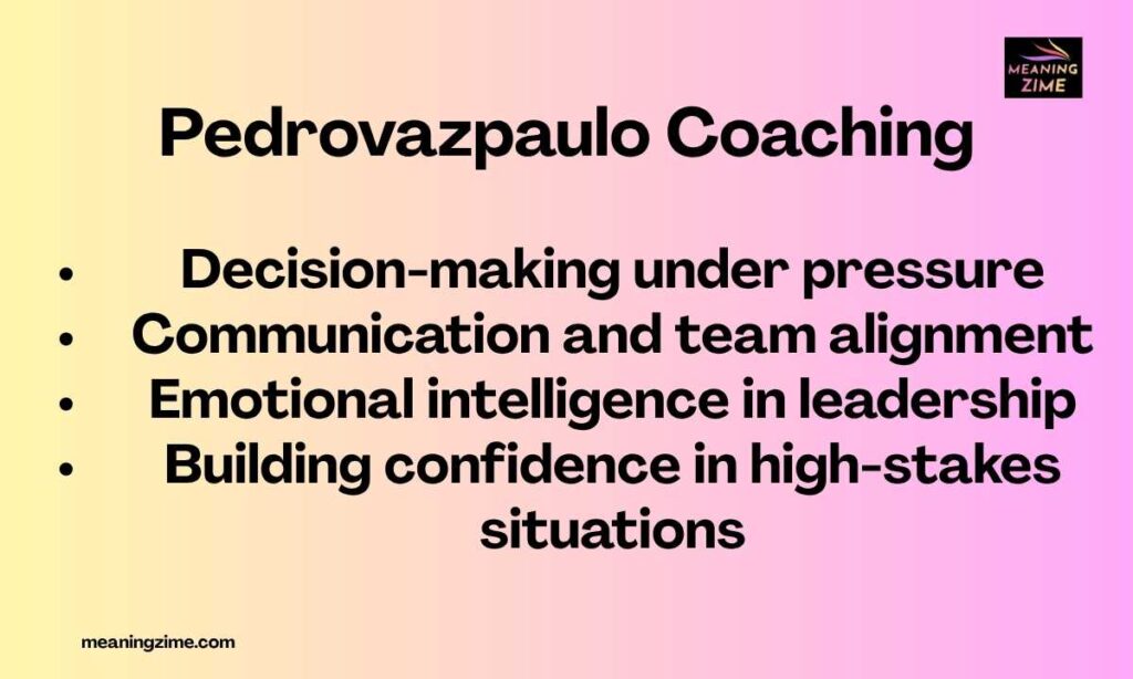 Pedrovazpaulo Coaching