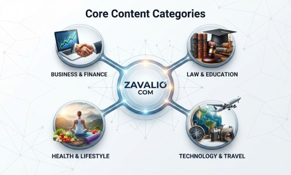 Core Content Categories on Zavalio Com
