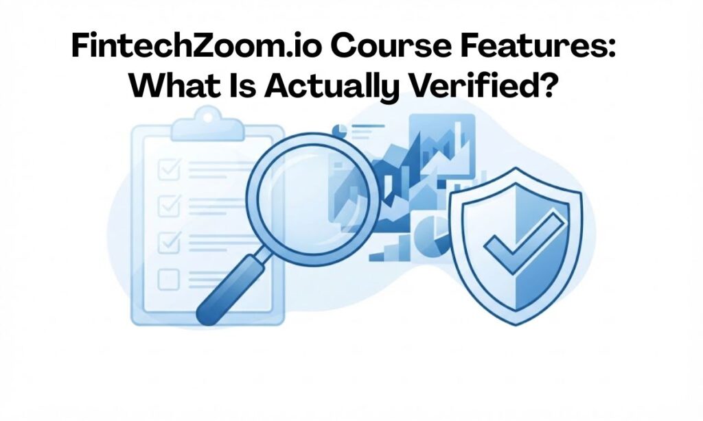 FintechZoom.io Course Features What Is Actually Verified