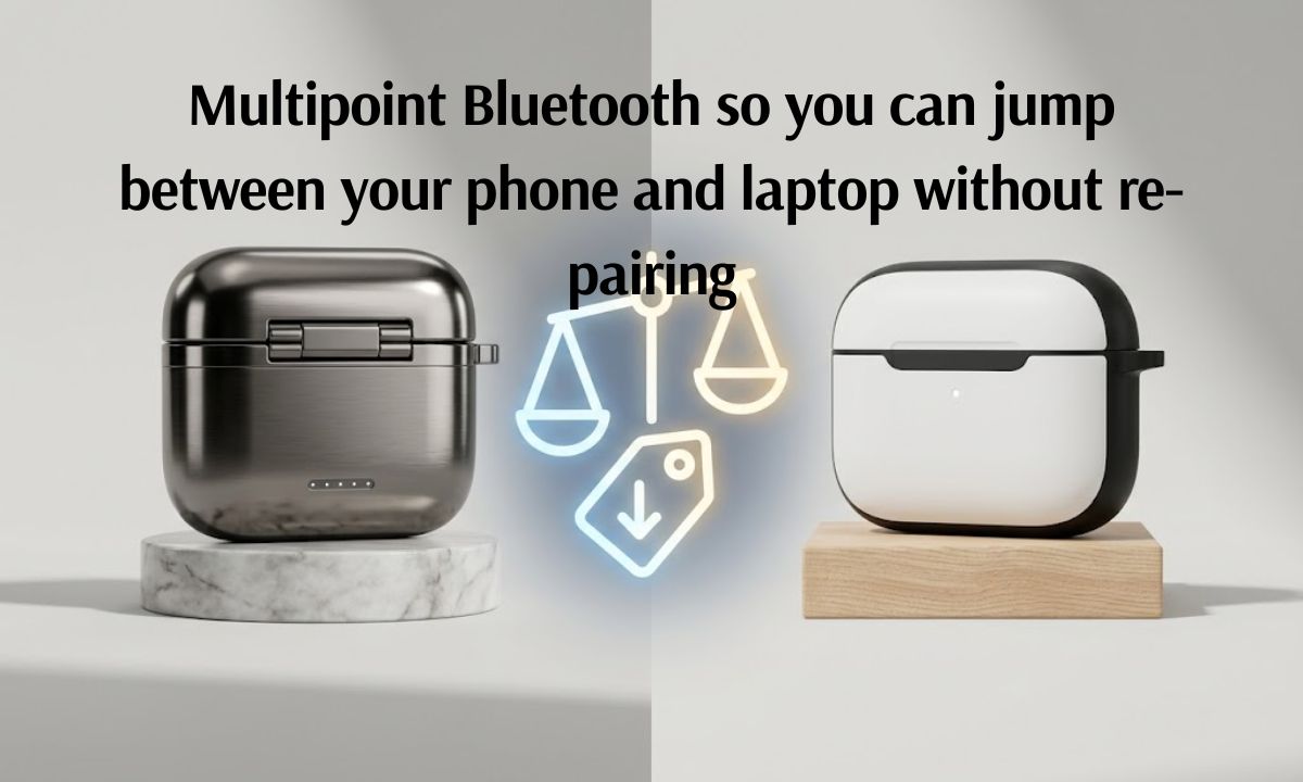 Multipoint Bluetooth so you can jump between your phone and laptop without re-pairing
