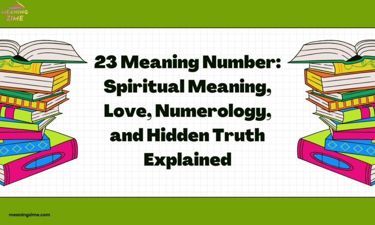 23 Meaning Number Spiritual Meaning, Love, Numerology, and Hidden Truth Explained