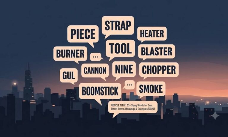33+ Slang Words for Gun Street Terms)