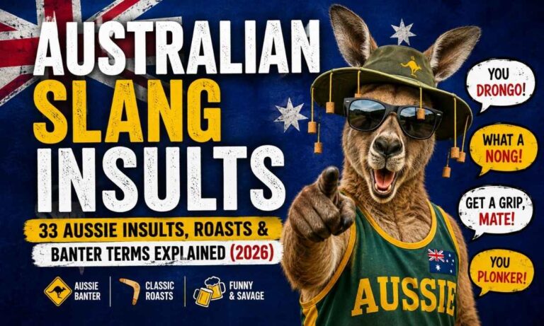 Australian Slang Insults 33 Aussie Insults, Roasts & Banter Terms Explained (2026)