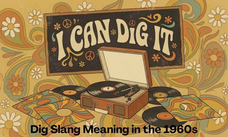 Dig Slang Meaning in the 1960s